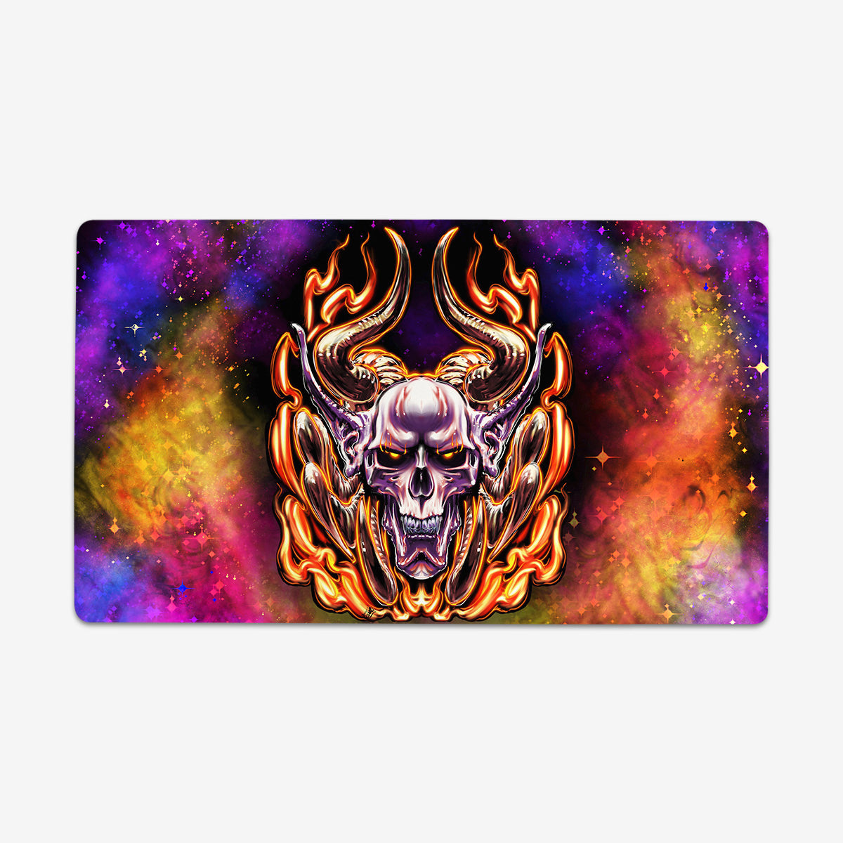 Space Demon Playmat - Premium Playmat from Inked Gaming - Just $34.99! Shop now at Game Crave Tournament Store