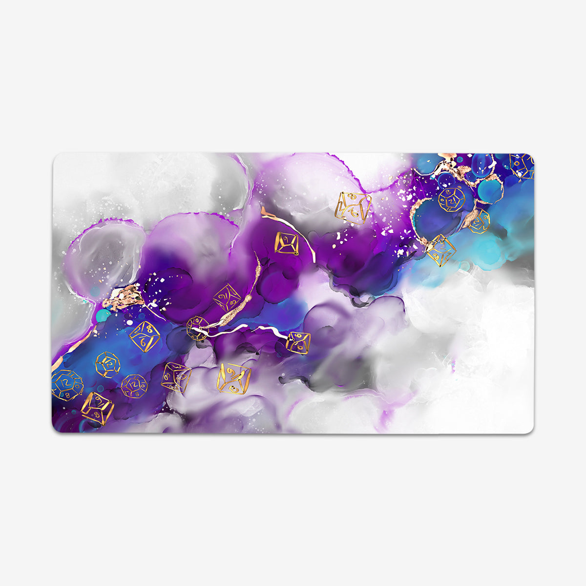 Splatter Spilled Dice Playmat - Premium Playmat from Inked Gaming - Just $34.99! Shop now at Game Crave Tournament Store