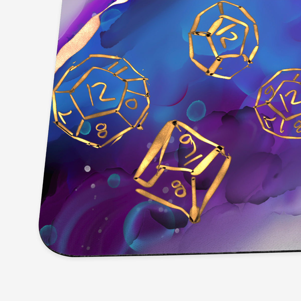 Splatter Spilled Dice Playmat - Premium Playmat from Inked Gaming - Just $34.99! Shop now at Game Crave Tournament Store