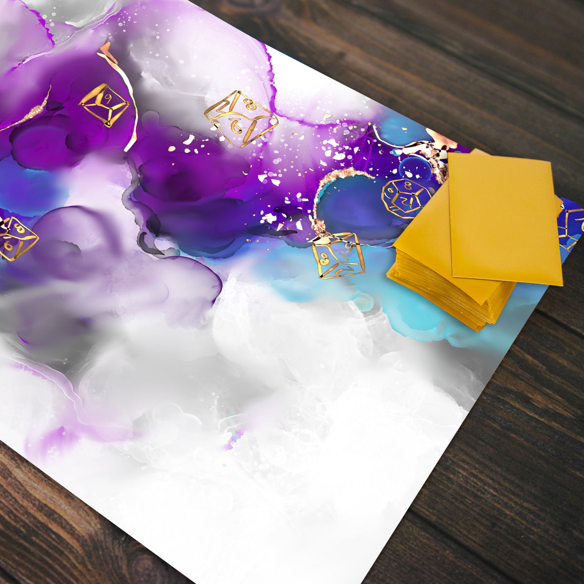 Splatter Spilled Dice Playmat - Premium Playmat from Inked Gaming - Just $34.99! Shop now at Game Crave Tournament Store