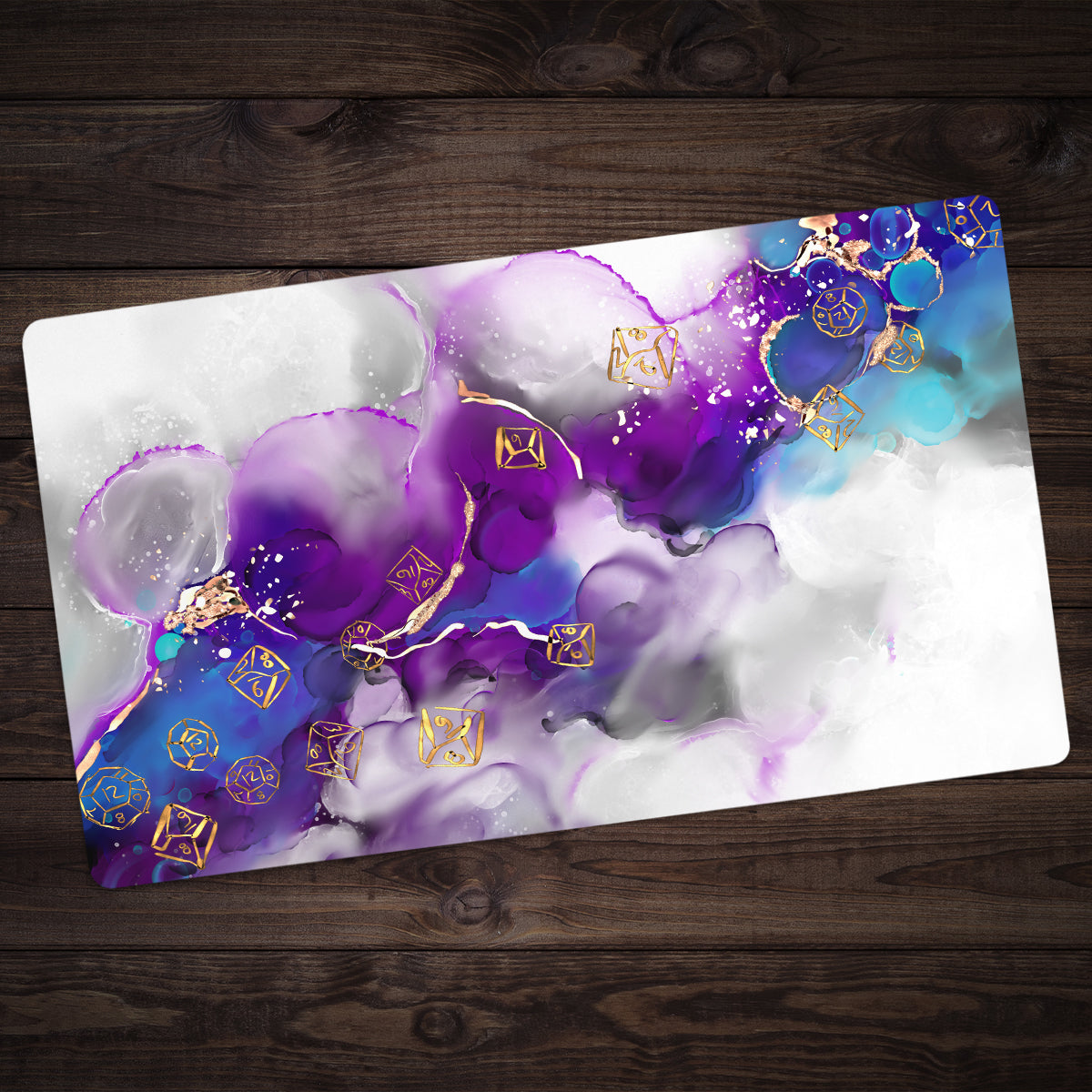 Splatter Spilled Dice Playmat - Premium Playmat from Inked Gaming - Just $34.99! Shop now at Game Crave Tournament Store