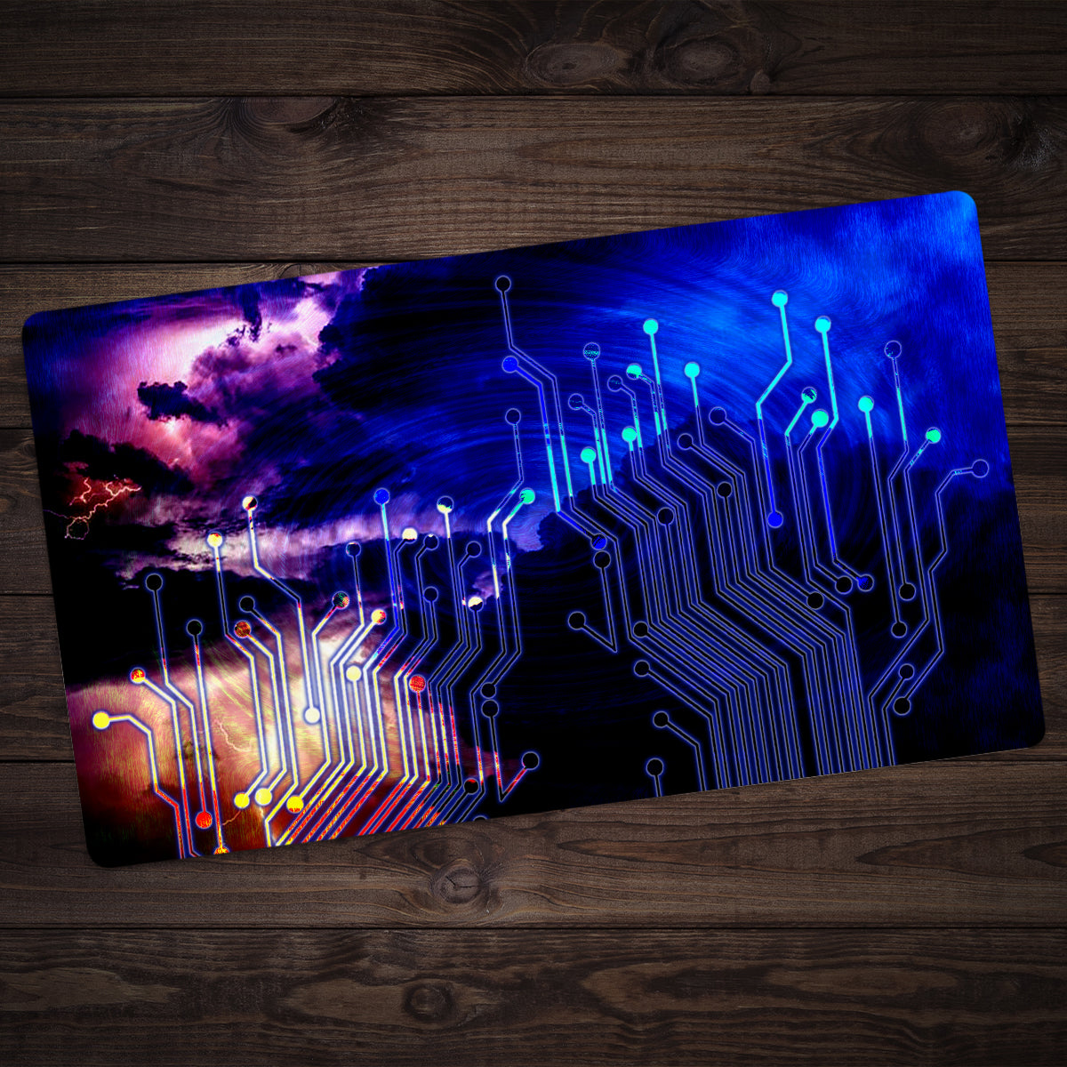 Stormy Circuits Playmat - Premium Playmat from Inked Gaming - Just $34.99! Shop now at Game Crave Tournament Store