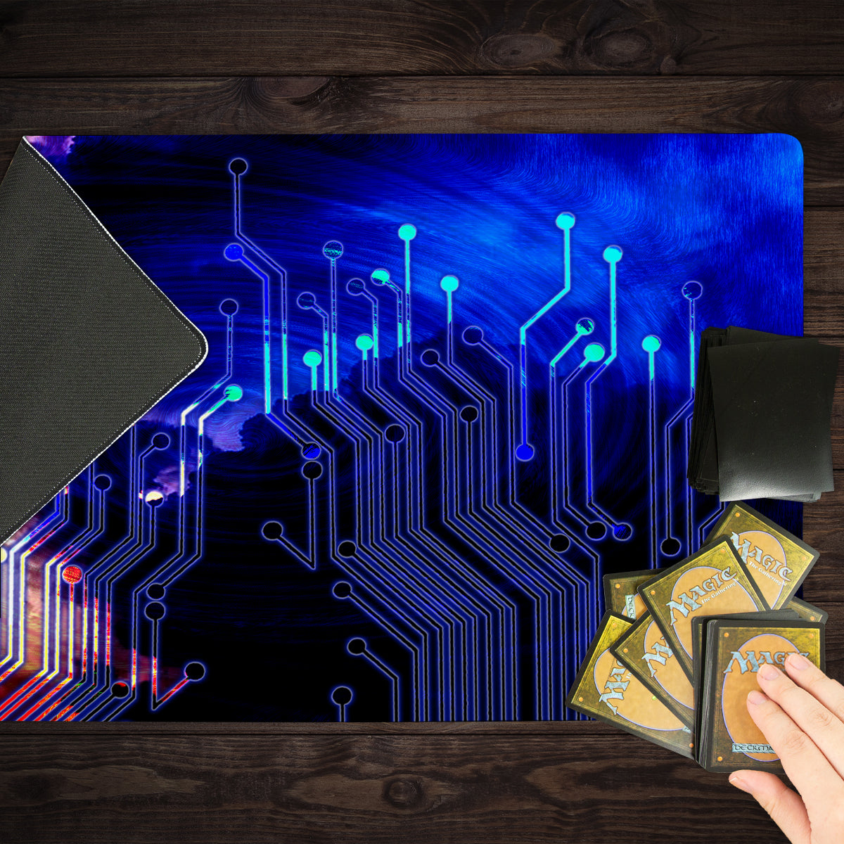 Stormy Circuits Playmat - Premium Playmat from Inked Gaming - Just $34.99! Shop now at Game Crave Tournament Store