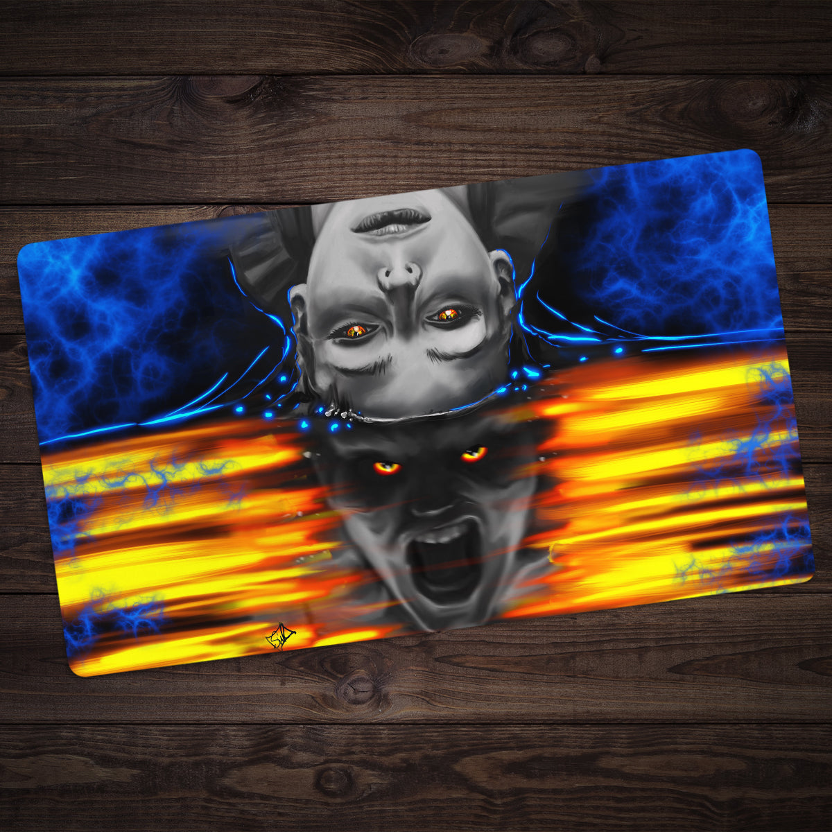 The Darkness Inside Playmat - Premium Playmat from Inked Gaming - Just $34.99! Shop now at Game Crave Tournament Store