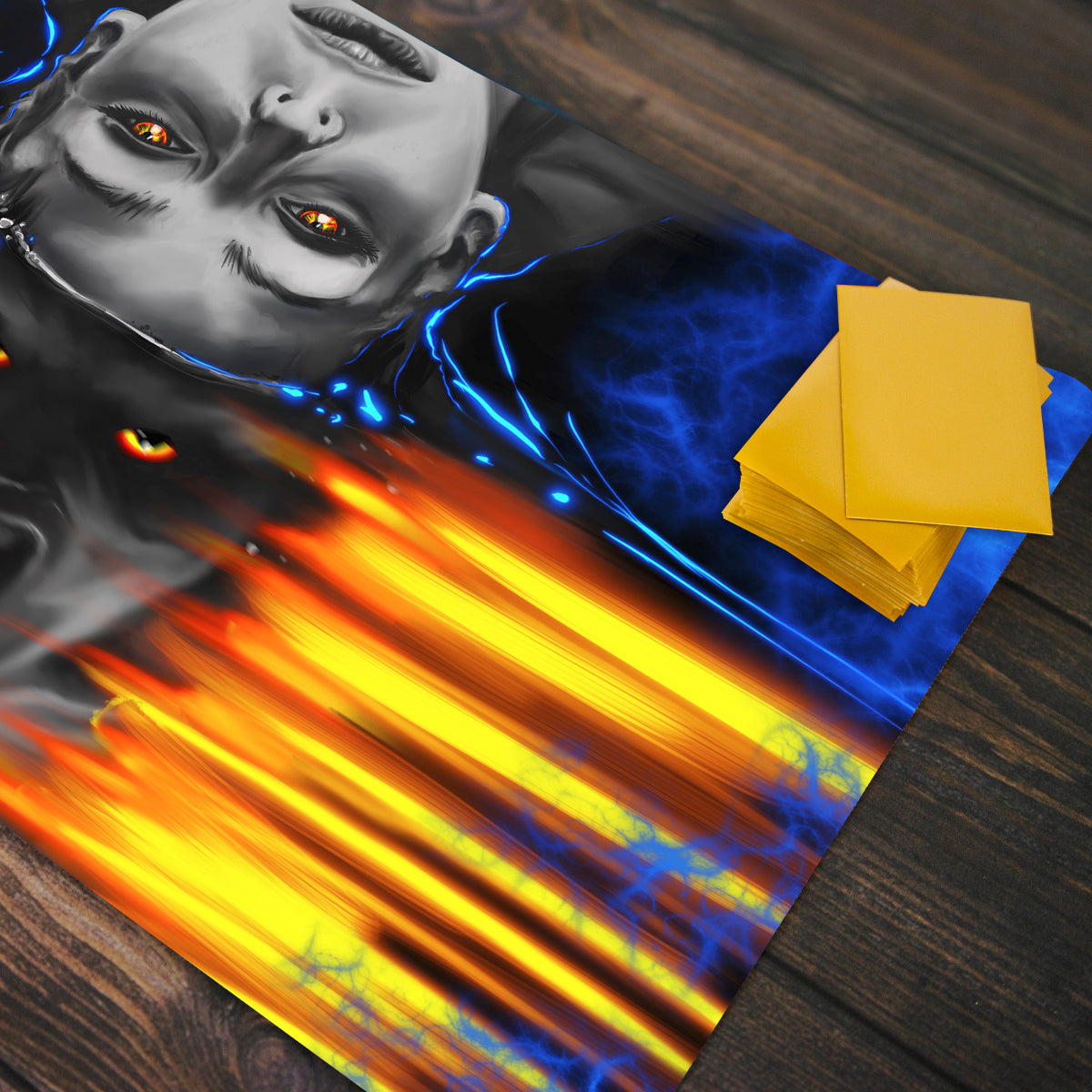 The Darkness Inside Playmat - Premium Playmat from Inked Gaming - Just $34.99! Shop now at Game Crave Tournament Store