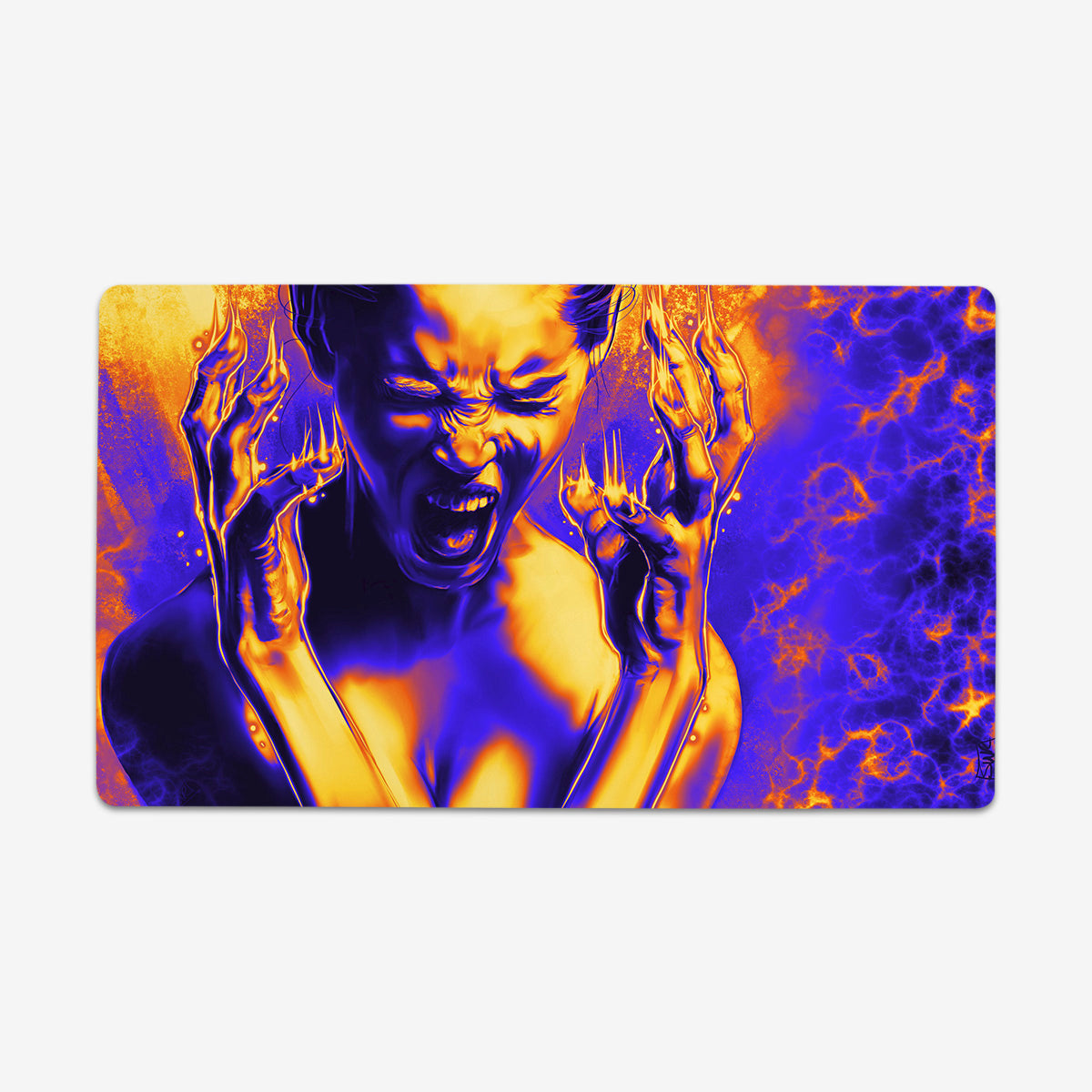The Rage Playmat - Premium Playmat from Inked Gaming - Just $34.99! Shop now at Game Crave Tournament Store