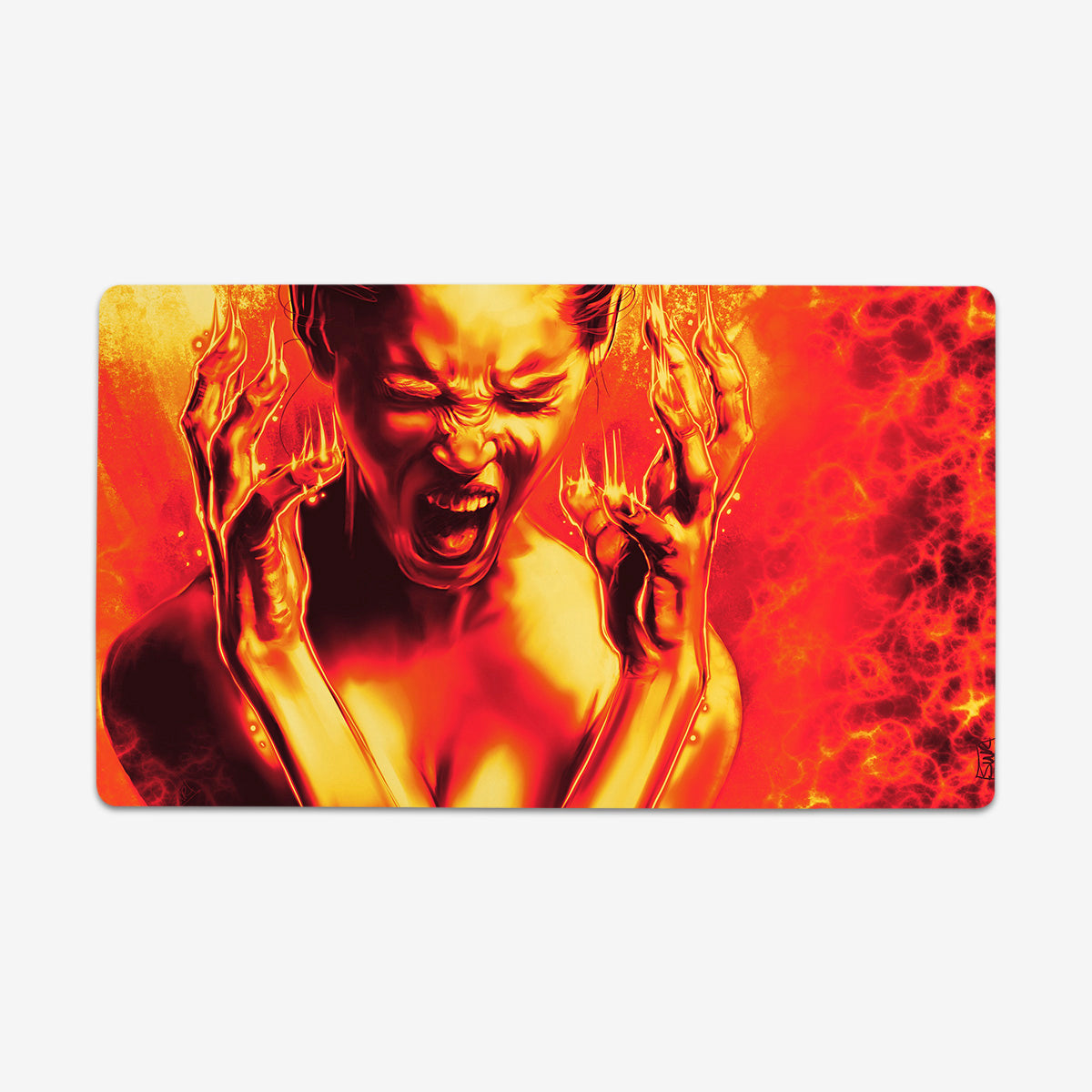The Rage Playmat - Premium Playmat from Inked Gaming - Just $34.99! Shop now at Game Crave Tournament Store