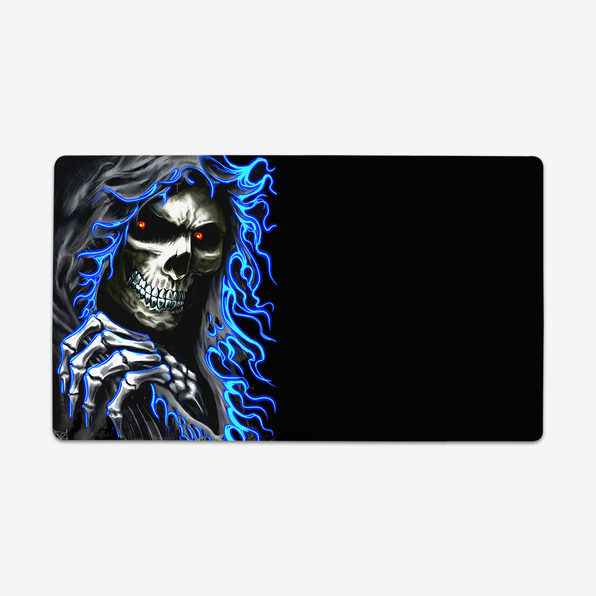 The Skeleton Reaper Playmat - Premium Playmat from Inked Gaming - Just $34.99! Shop now at Game Crave Tournament Store