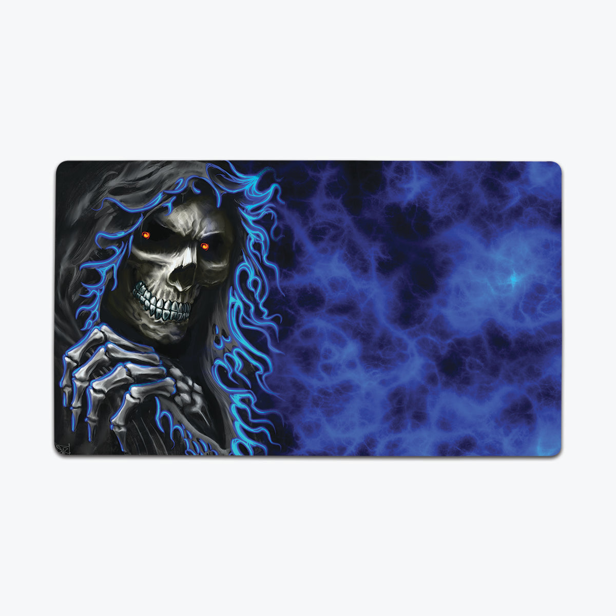 The Skeleton Reaper Playmat - Premium Playmat from Inked Gaming - Just $34.99! Shop now at Game Crave Tournament Store