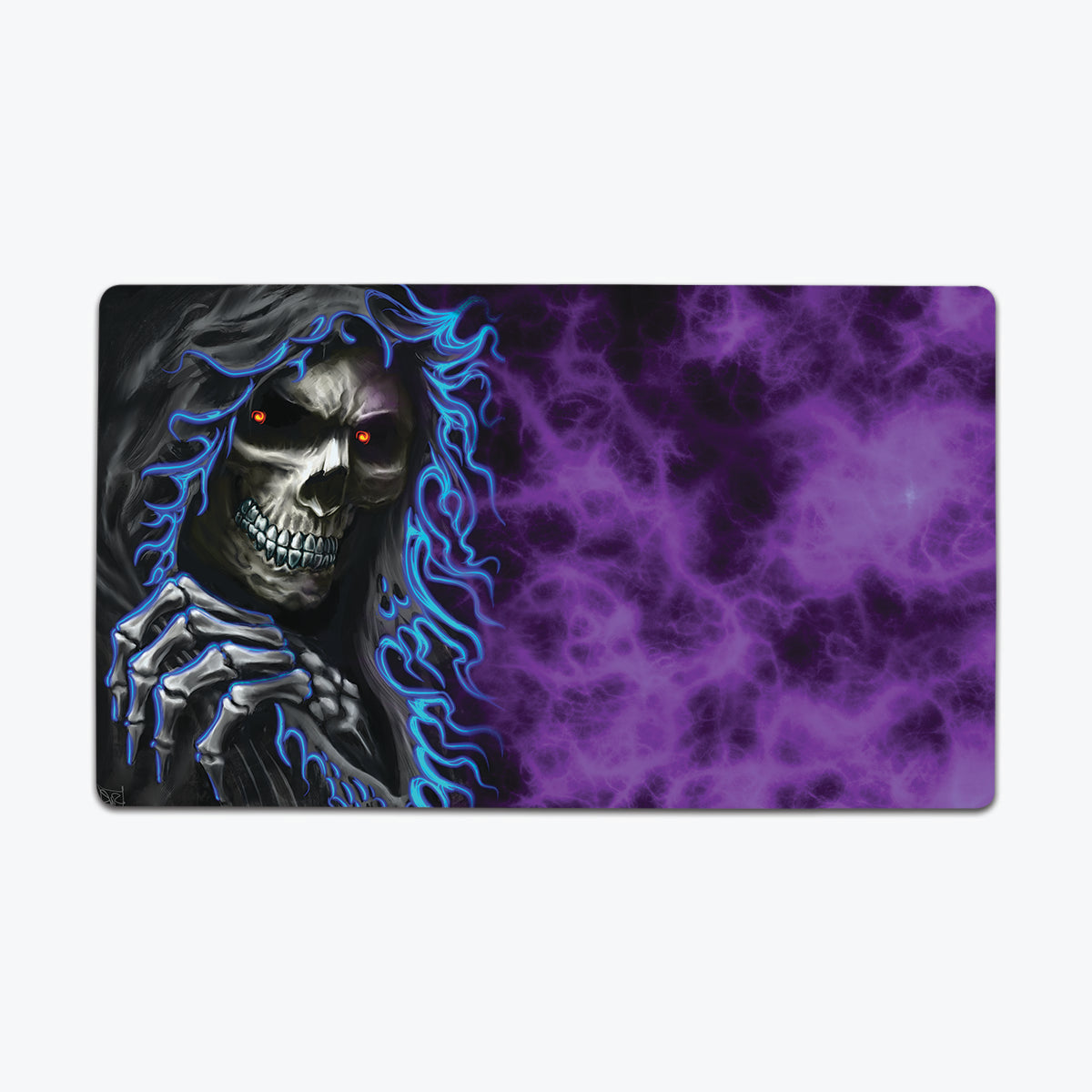 The Skeleton Reaper Playmat - Premium Playmat from Inked Gaming - Just $34.99! Shop now at Game Crave Tournament Store