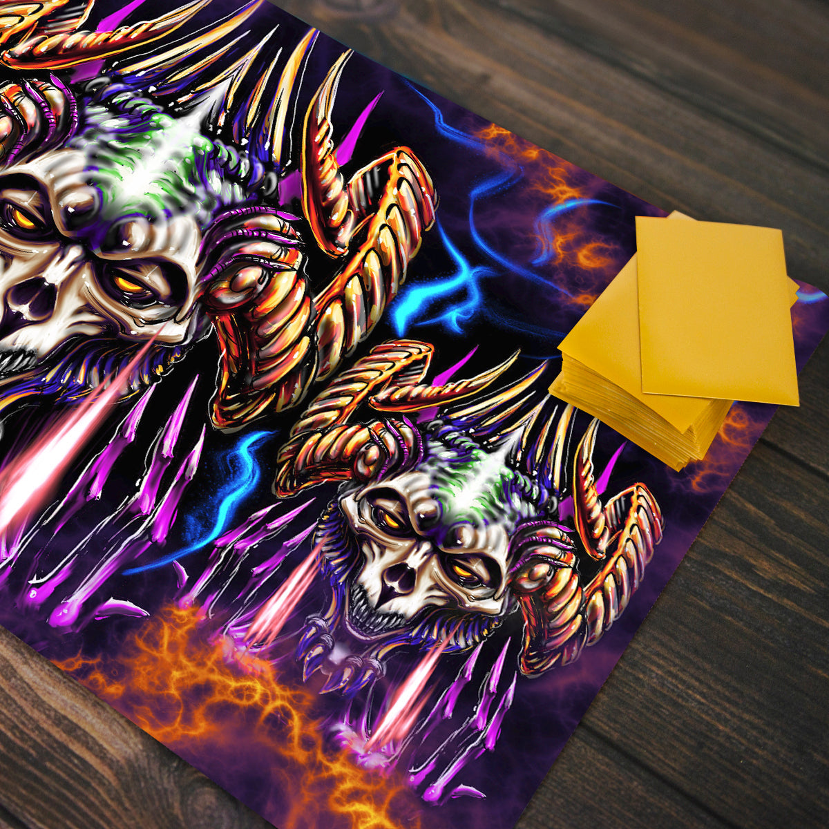 The Witching Skulls Playmat - Premium Playmat from Inked Gaming - Just $34.99! Shop now at Game Crave Tournament Store