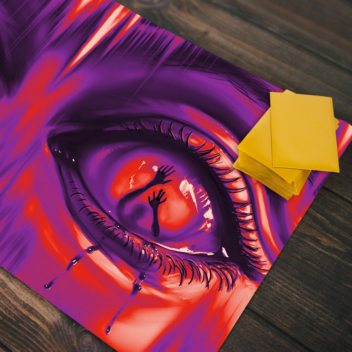 Trapped In My Head Playmat - Premium Playmat from Inked Gaming - Just $34.99! Shop now at Game Crave Tournament Store