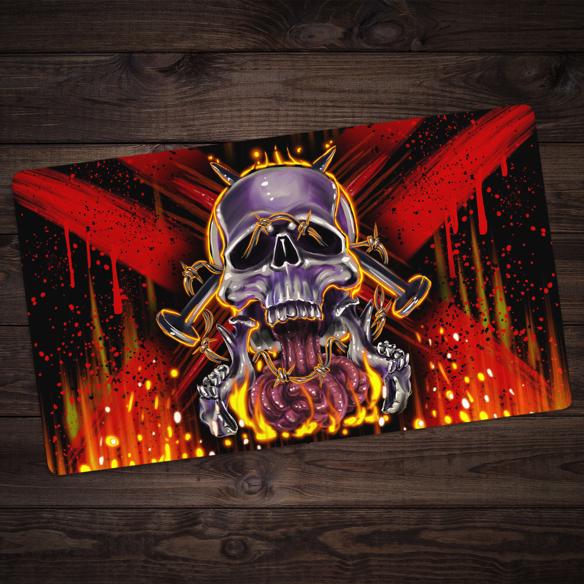 Twisted Insides Playmat - Premium Playmat from Inked Gaming - Just $34.99! Shop now at Game Crave Tournament Store