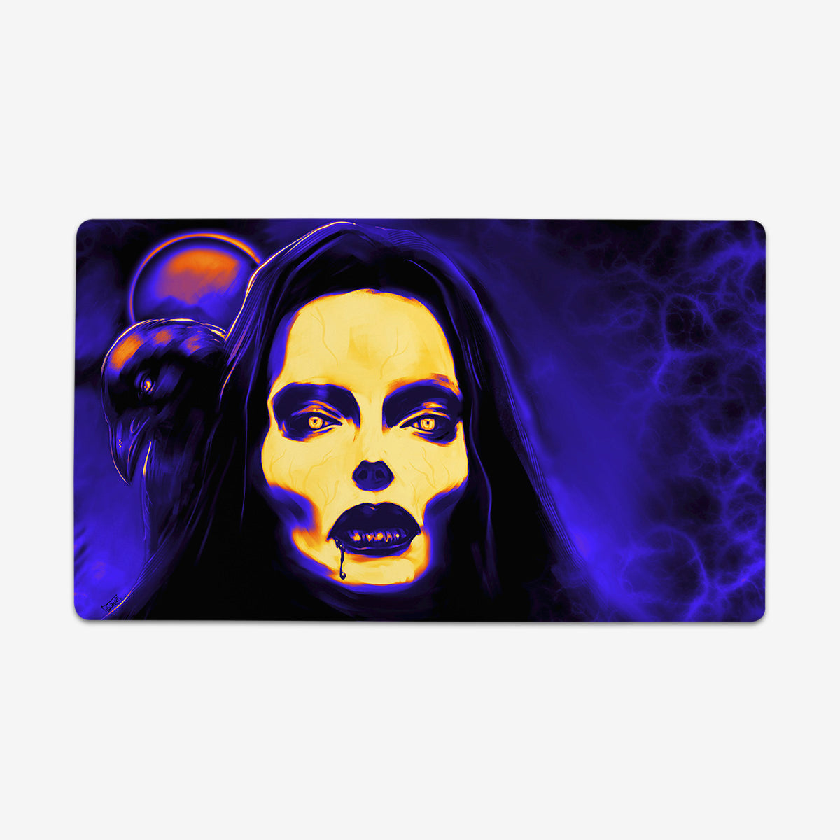 Vampire Raven Playmat - Premium Playmat from Inked Gaming - Just $34.99! Shop now at Game Crave Tournament Store