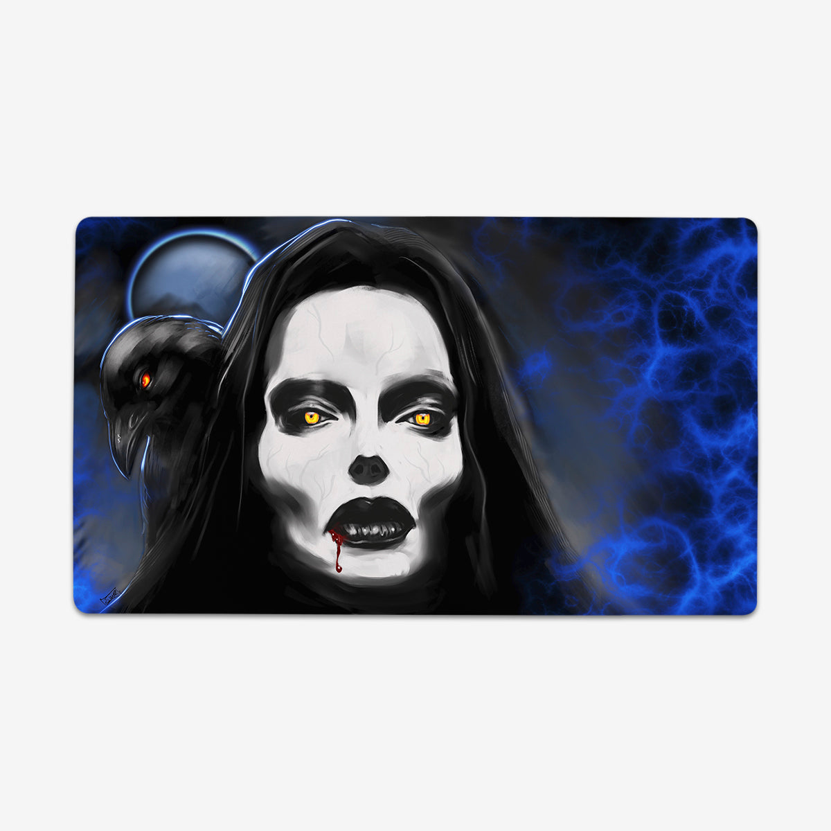 Vampire Raven Playmat - Premium Playmat from Inked Gaming - Just $34.99! Shop now at Game Crave Tournament Store
