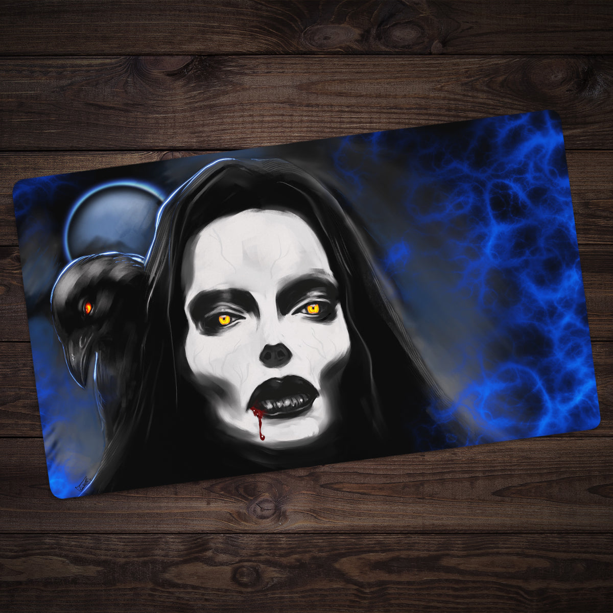 Vampire Raven Playmat - Premium Playmat from Inked Gaming - Just $34.99! Shop now at Game Crave Tournament Store