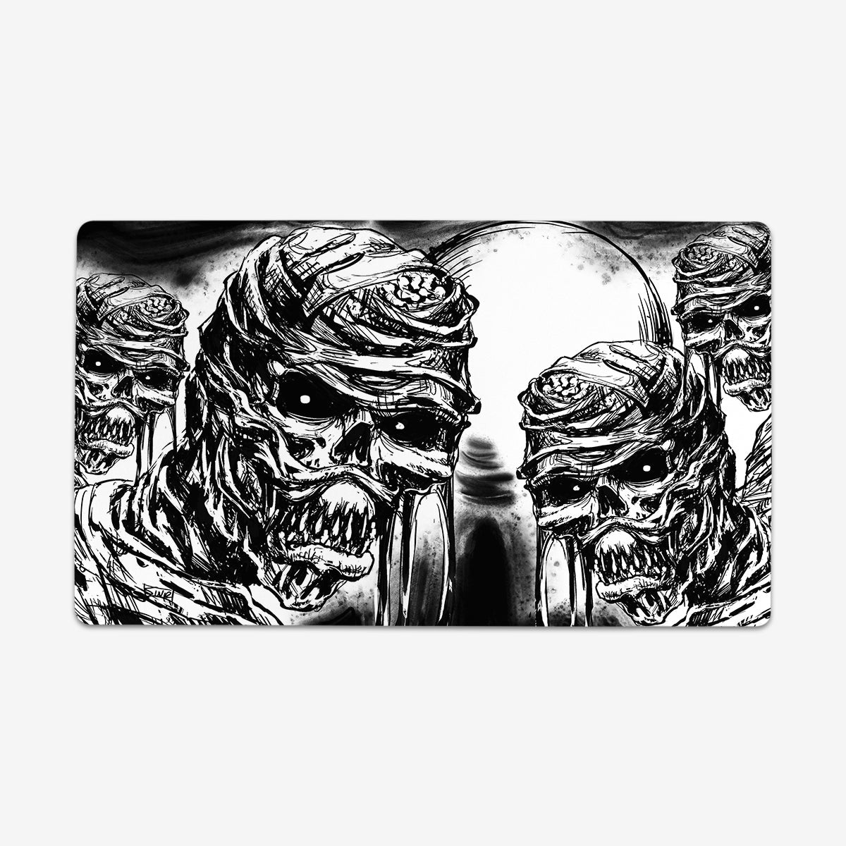 Zombie Moon Playmat - Premium Playmat from Inked Gaming - Just $34.99! Shop now at Game Crave Tournament Store