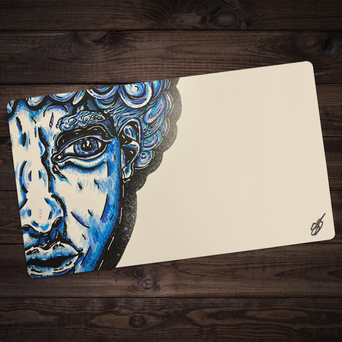 Stone David Playmat - Premium Playmat from Inked Gaming - Just $34.99! Shop now at Game Crave Tournament Store