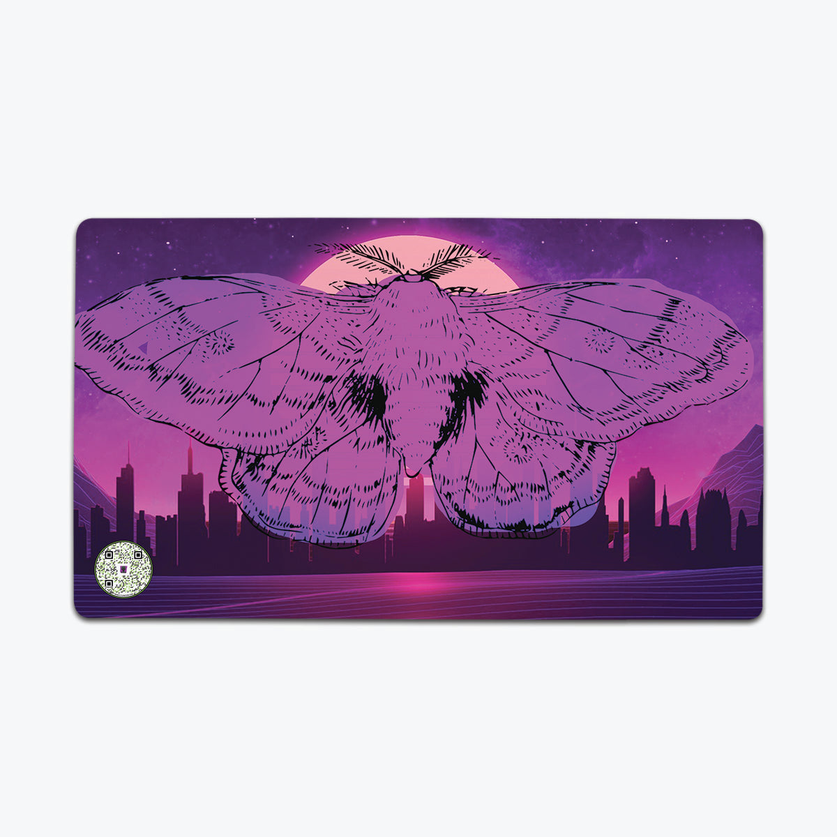Synth Moth Playmat - Premium Playmat from Inked Gaming - Just $34.99! Shop now at Game Crave Tournament Store