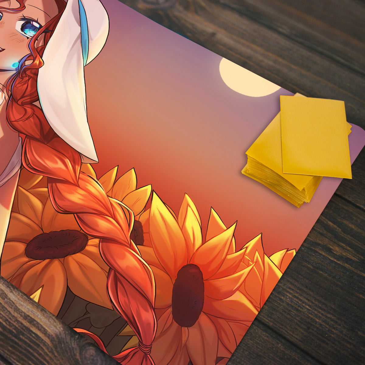 Sunflower Sunsets Playmat - Premium Playmat from Inked Gaming - Just $34.99! Shop now at Game Crave Tournament Store
