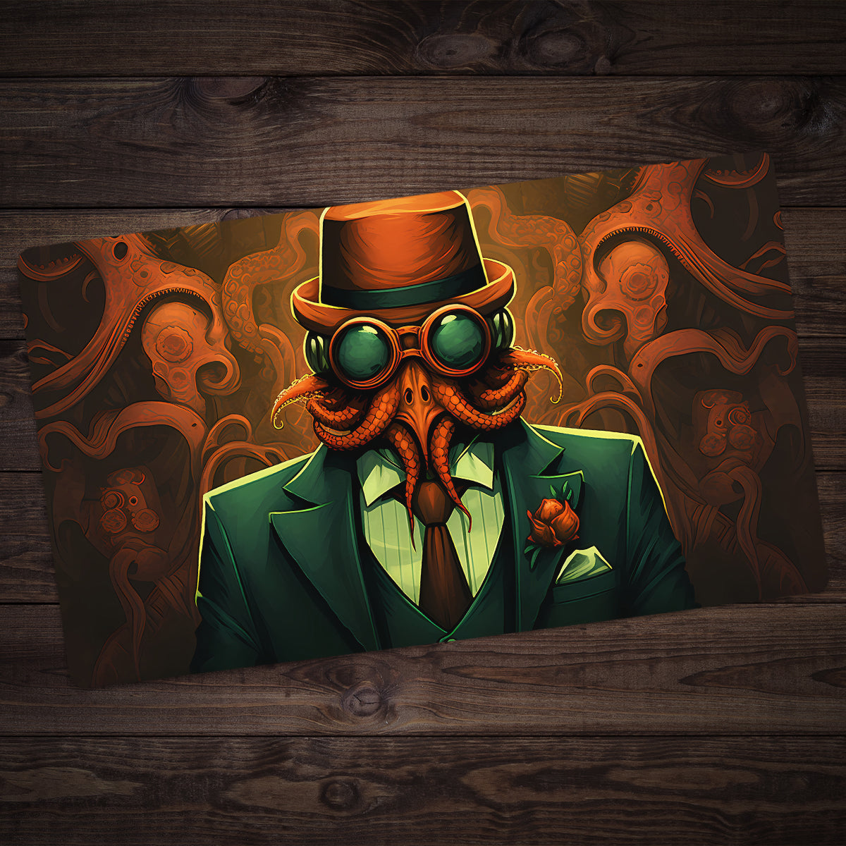 The Dapper Dread Playmat - Premium Playmat from Inked Gaming - Just $34.99! Shop now at Game Crave Tournament Store