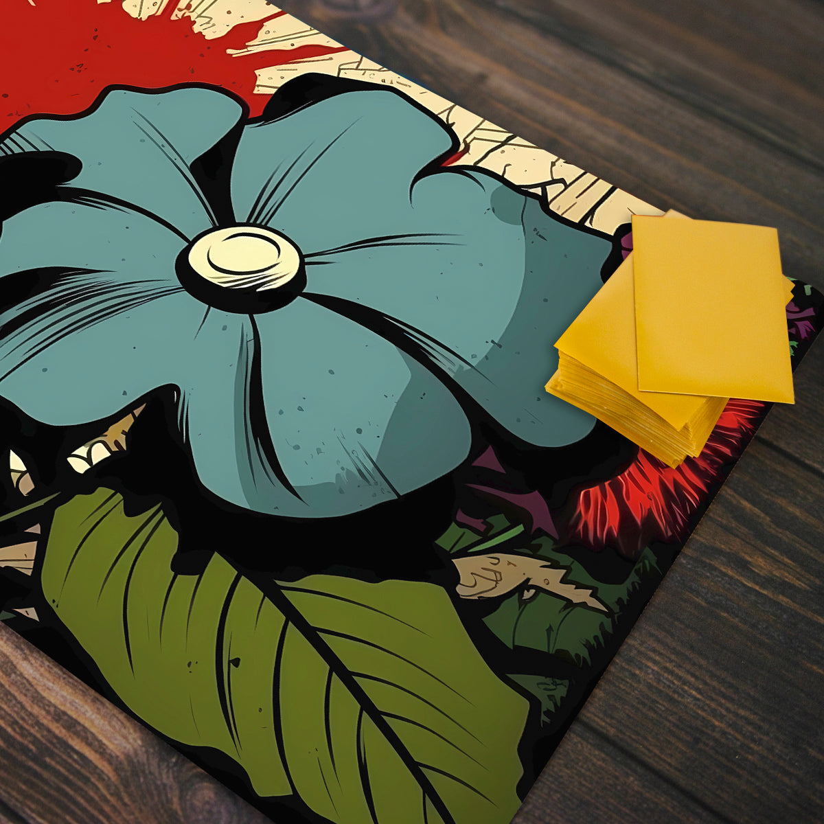 The Floral Funhouse Playmat - Premium Playmat from Inked Gaming - Just $34.99! Shop now at Game Crave Tournament Store