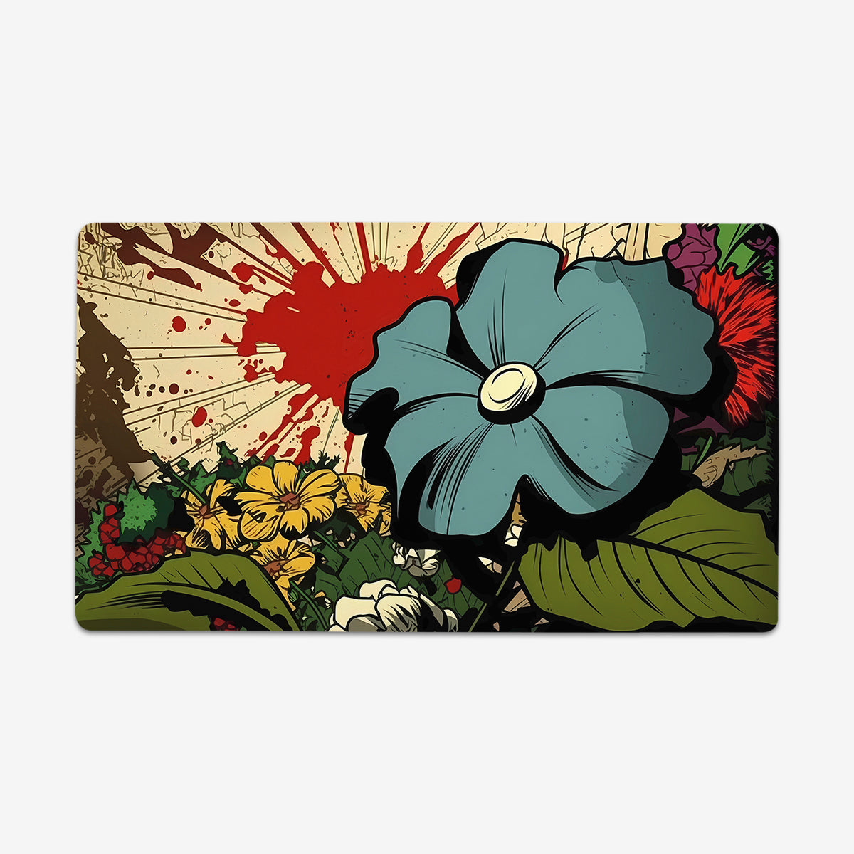 The Floral Funhouse Playmat - Premium Playmat from Inked Gaming - Just $34.99! Shop now at Game Crave Tournament Store
