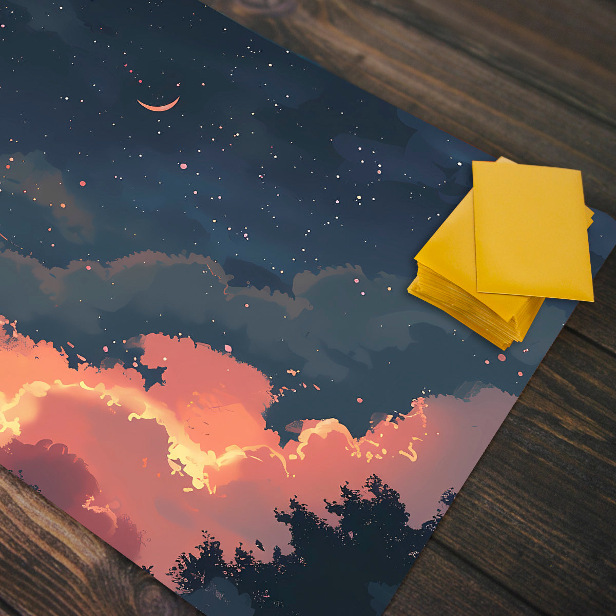 Whimsical Nightfall Playmat - Premium Playmat from Inked Gaming - Just $34.99! Shop now at Game Crave Tournament Store
