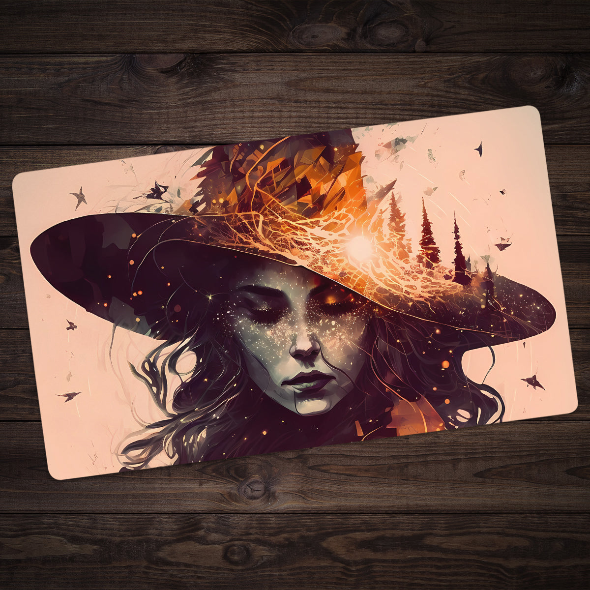 Witch's Inferno Playmat - Premium Desk Mat from Inked Gaming - Just $34.99! Shop now at Game Crave Tournament Store