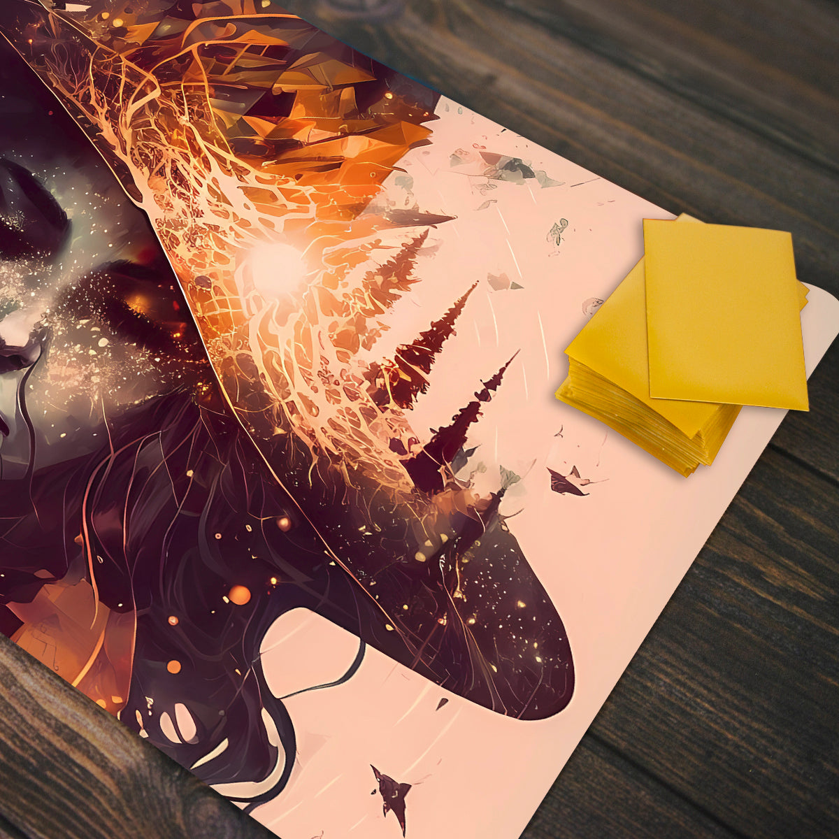 Witch's Inferno Playmat - Premium Desk Mat from Inked Gaming - Just $34.99! Shop now at Game Crave Tournament Store