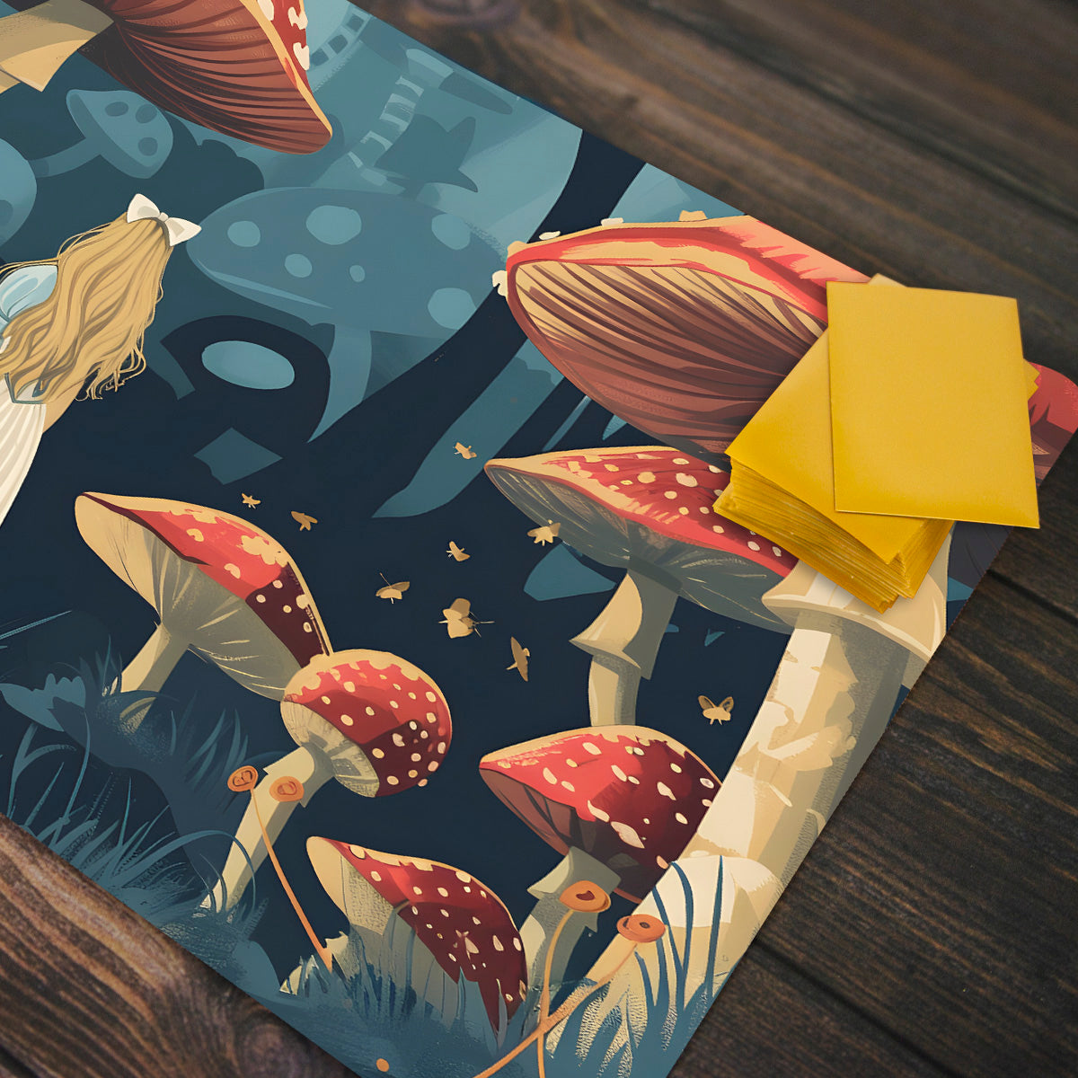 Wonderland Whimsy Playmat - Premium Playmat from Inked Gaming - Just $34.99! Shop now at Game Crave Tournament Store