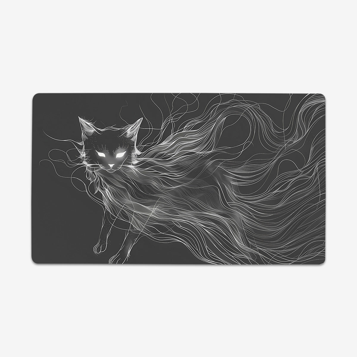 Wraith Cat Playmat - Premium Playmat from Inked Gaming - Just $34.99! Shop now at Game Crave Tournament Store