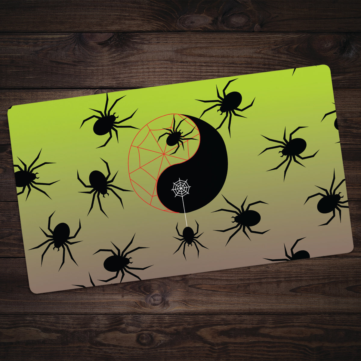 Spider Yin Yang Playmat - Premium Playmat from Inked Gaming - Just $34.99! Shop now at Game Crave Tournament Store
