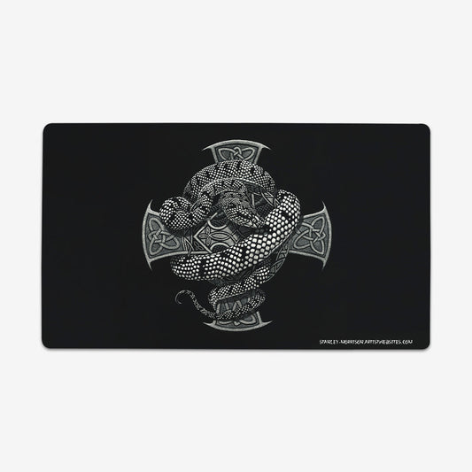 Snake Cross Playmat - Premium Playmat from Inked Gaming - Just $34.99! Shop now at Game Crave Tournament Store