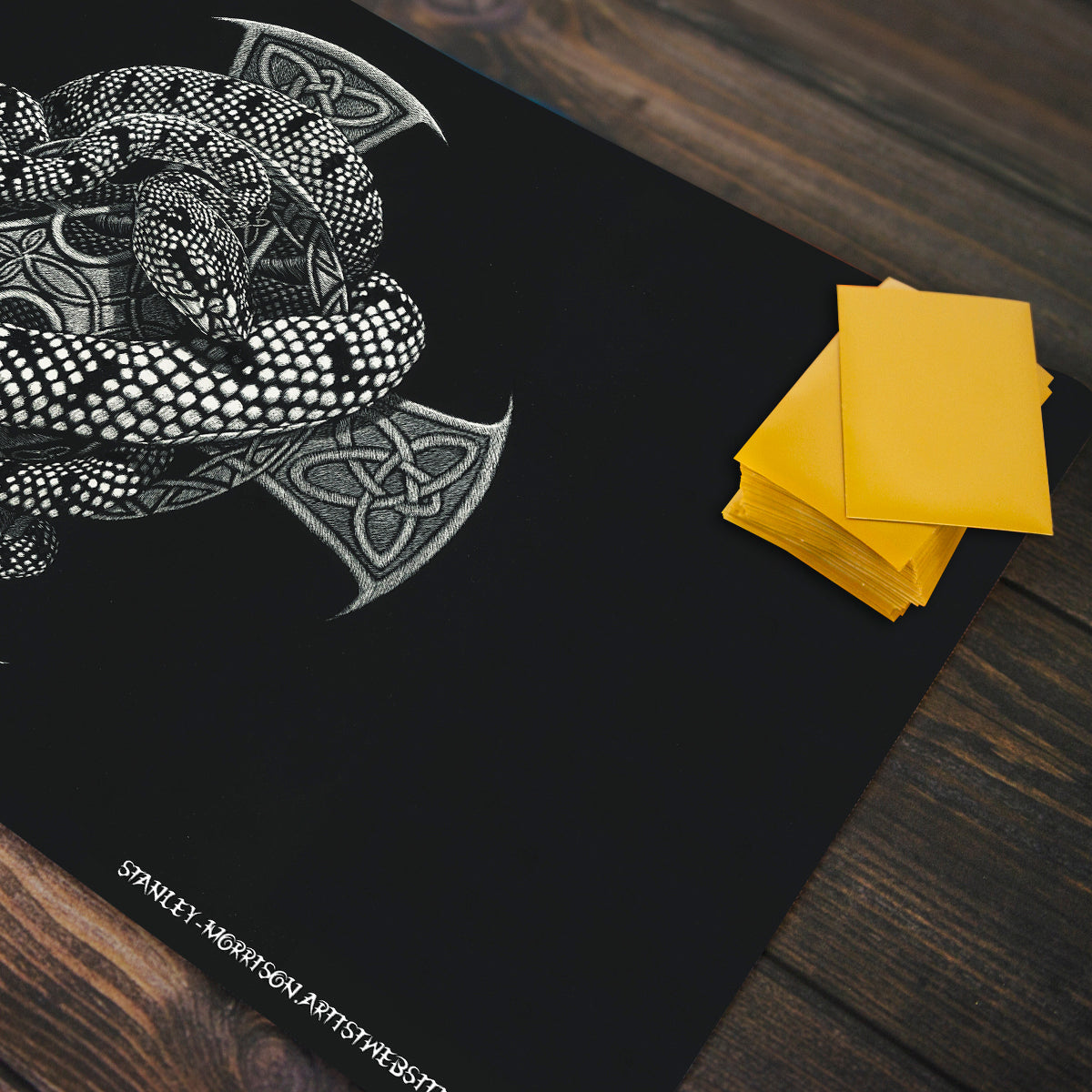 Snake Cross Playmat - Premium Playmat from Inked Gaming - Just $34.99! Shop now at Game Crave Tournament Store