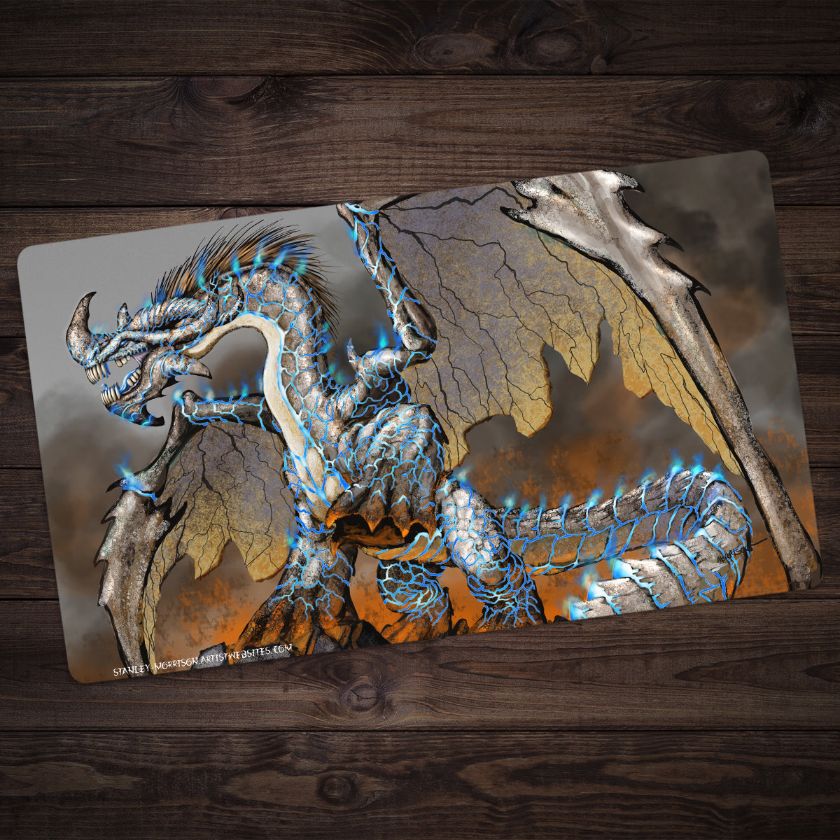 Thunder Dragon Playmat - Premium Playmat from Inked Gaming - Just $34.99! Shop now at Game Crave Tournament Store