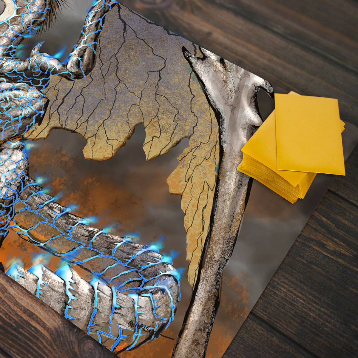 Thunder Dragon Playmat - Premium Playmat from Inked Gaming - Just $34.99! Shop now at Game Crave Tournament Store