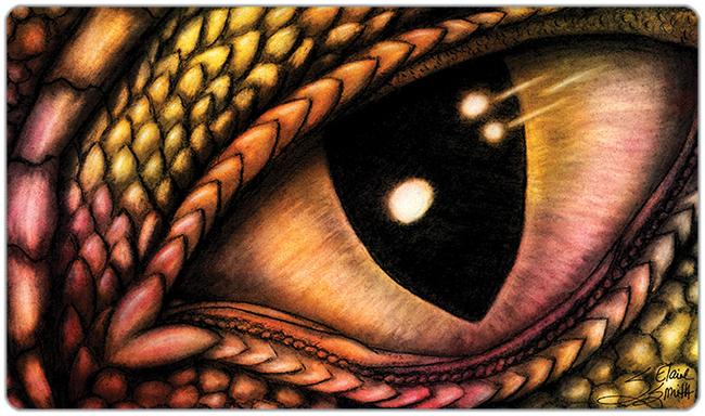 The Eye of the Dragon Playmat - Premium Playmat from Inked Gaming - Just $34.99! Shop now at Game Crave Tournament Store
