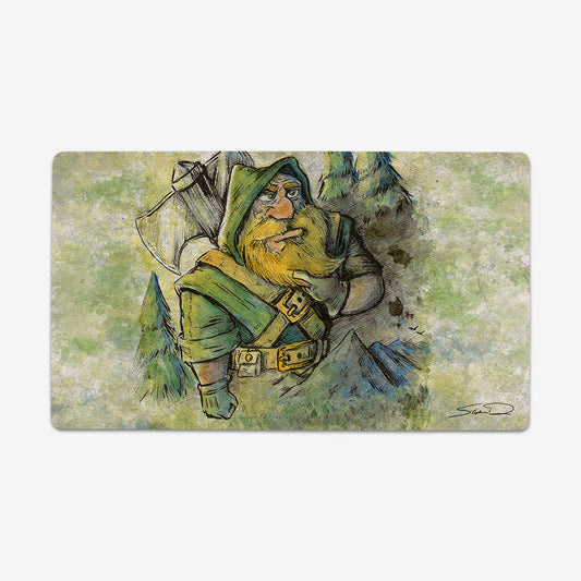 Woodland Dwarf Playmat - Premium Playmat from Inked Gaming - Just $34.99! Shop now at Game Crave Tournament Store