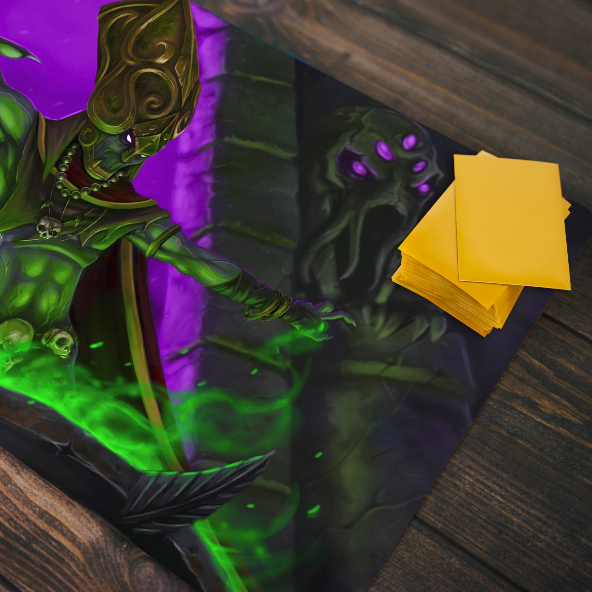 The Dark Priest of Atlantis Playmat - Premium Playmat from Inked Gaming - Just $34.99! Shop now at Game Crave Tournament Store