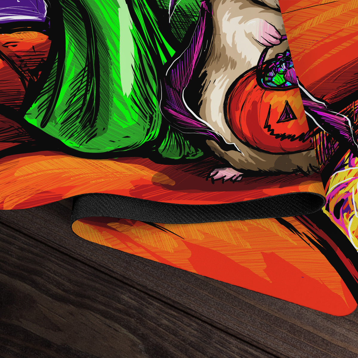 Trick or Treat Hamster Playmat - Premium Playmat from Inked Gaming - Just $34.99! Shop now at Game Crave Tournament Store