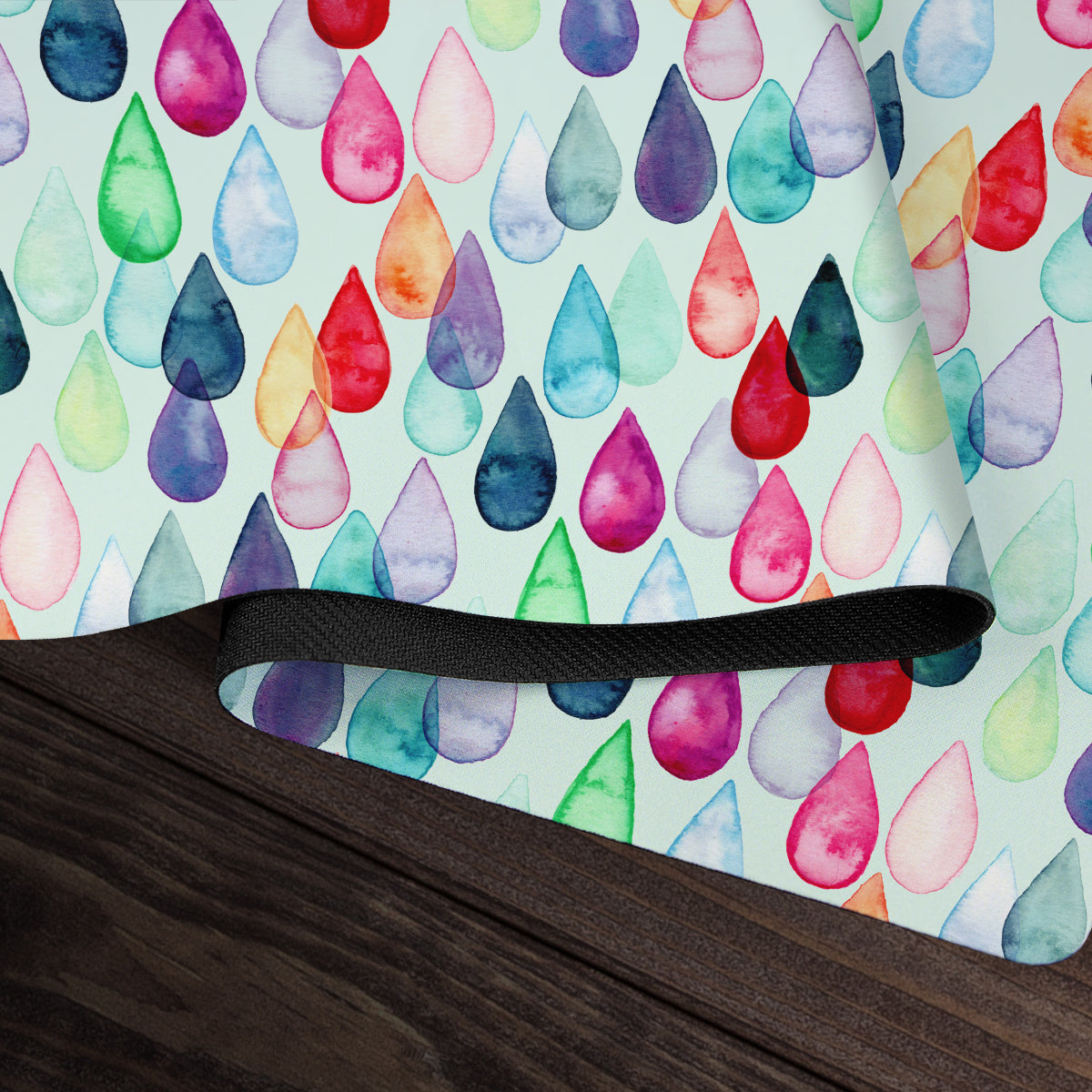 Watercolour Rainbow Drops Playmat - Premium Desk Mat from Inked Gaming - Just $34.99! Shop now at Game Crave Tournament Store
