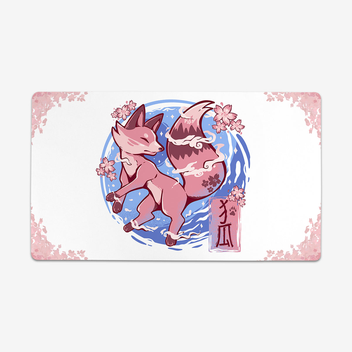 Sky Flower Fox Playmat - Premium Desk Mat from Inked Gaming - Just $34.99! Shop now at Game Crave Tournament Store