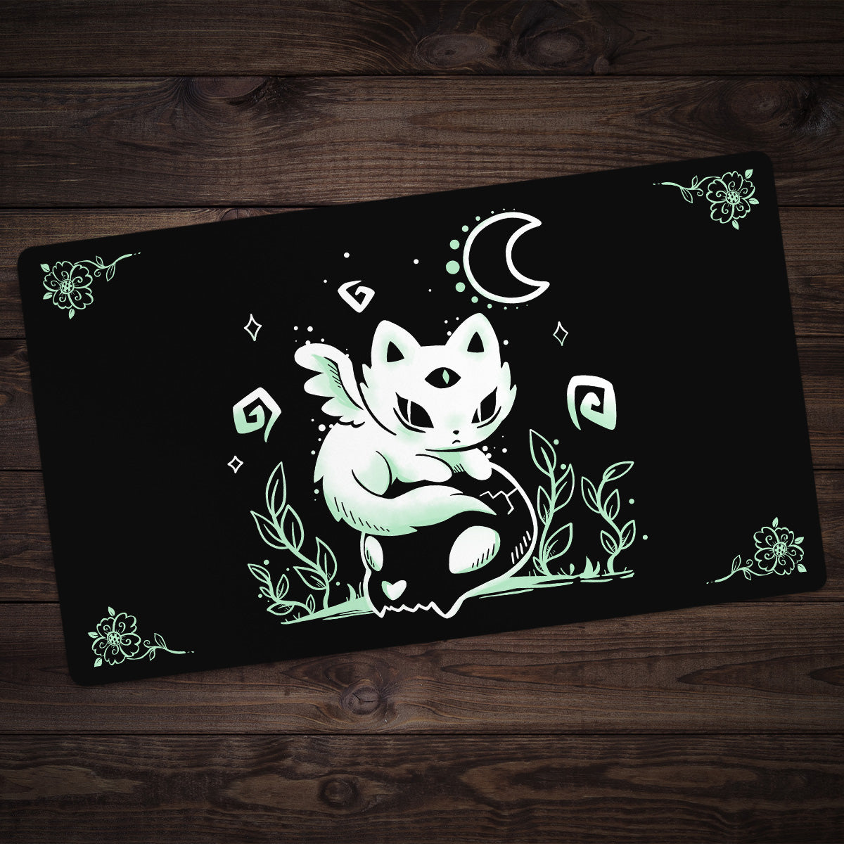 Spirit Cat Playmat - Premium Playmat from Inked Gaming - Just $34.99! Shop now at Game Crave Tournament Store