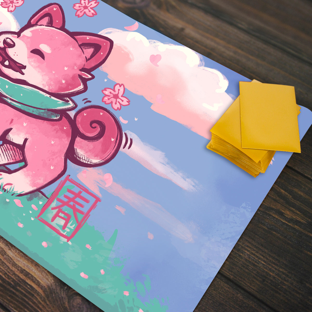 Spring Time Shiba Playmat - Premium Desk Mat from Inked Gaming - Just $34.99! Shop now at Game Crave Tournament Store