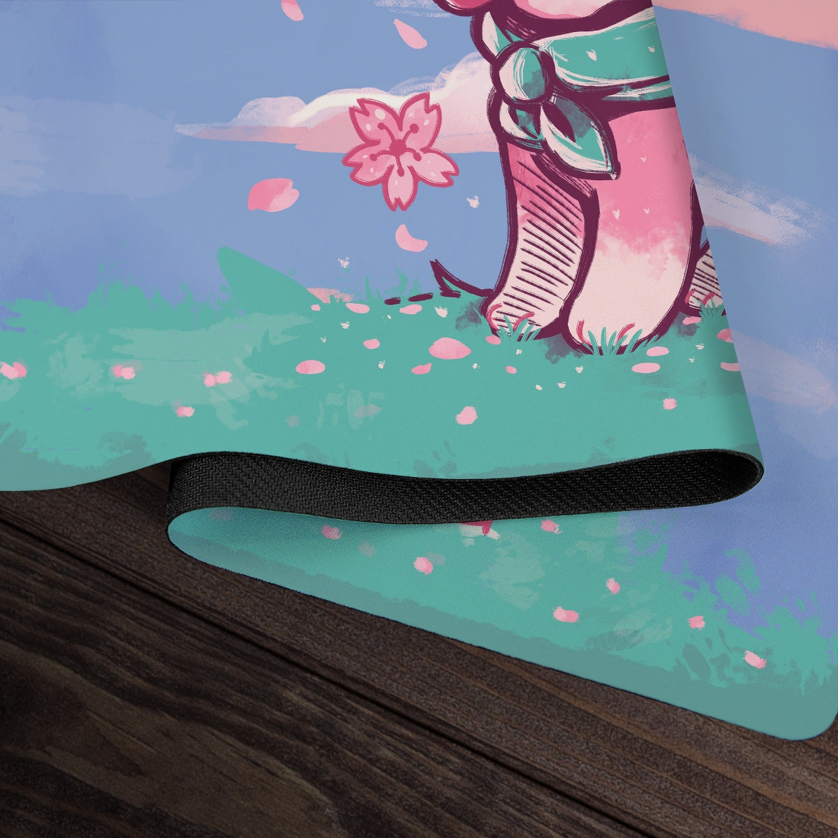 Spring Time Shiba Playmat - Premium Desk Mat from Inked Gaming - Just $34.99! Shop now at Game Crave Tournament Store