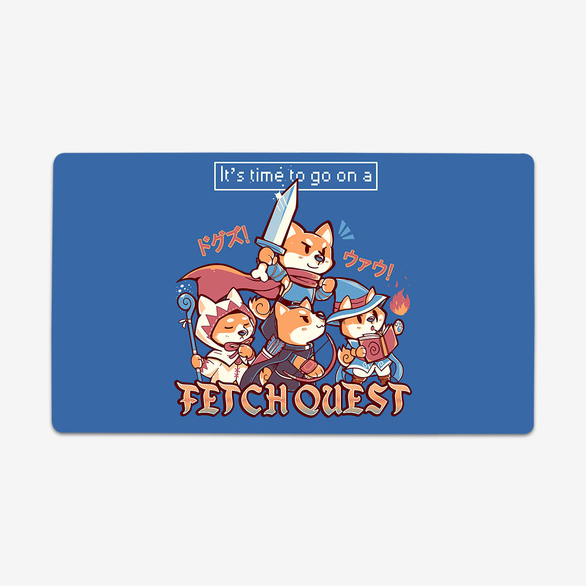 Time To Go On A Fetch Quest Playmat - Premium Playmat from Inked Gaming - Just $34.99! Shop now at Game Crave Tournament Store