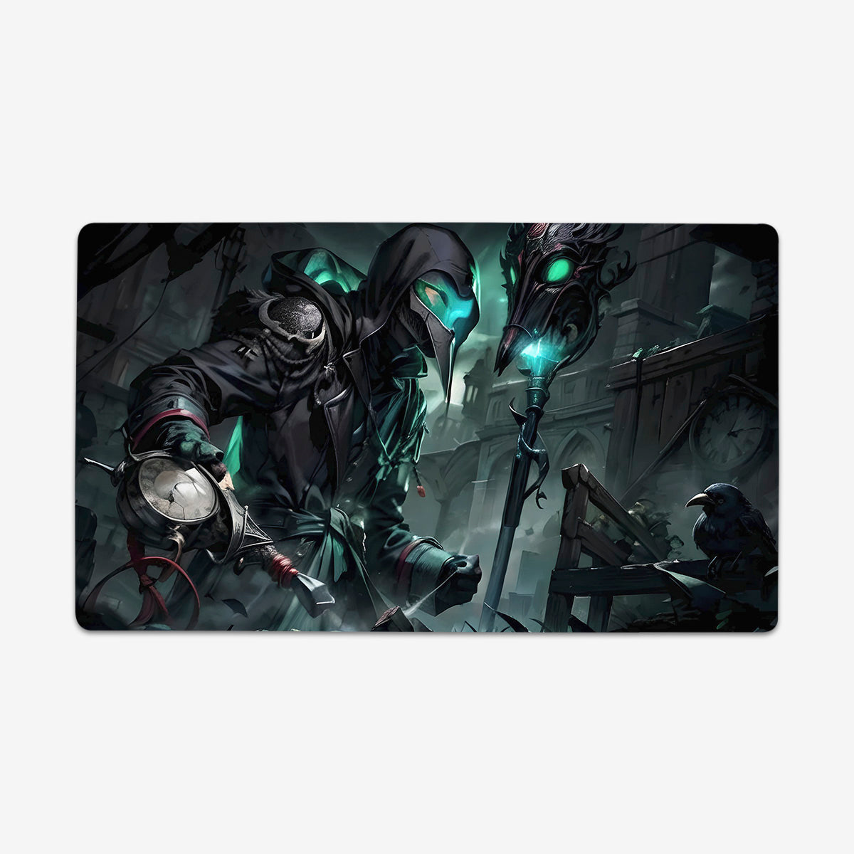 Steampunk Plague Doctor Playmat - Premium Playmat from Inked Gaming - Just $34.99! Shop now at Game Crave Tournament Store