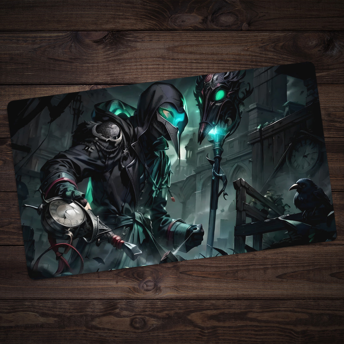 Steampunk Plague Doctor Playmat - Premium Playmat from Inked Gaming - Just $34.99! Shop now at Game Crave Tournament Store