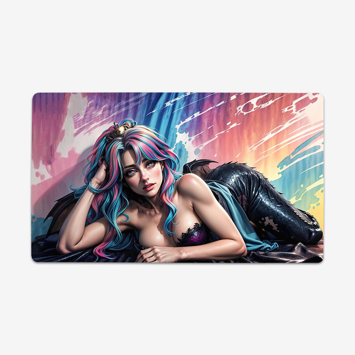 The Dragon Queen Daydreams Playmat - Premium Playmat from Inked Gaming - Just $34.99! Shop now at Game Crave Tournament Store